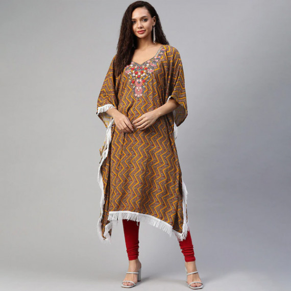 http://43.204.22.136/products/women-orange-brown-geometric-printed-thread-work-pure-cotton-kaftan-kurta