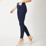 Women Black Skinny Fit High-Rise Clean Look Stretchable Jeans