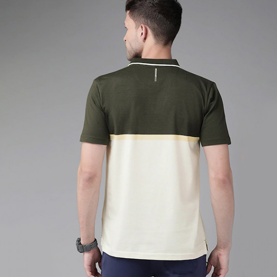 http://43.204.22.136/products/men-olive-green-yellow-colourblocked-polo-collar-active-fit-t-shirt