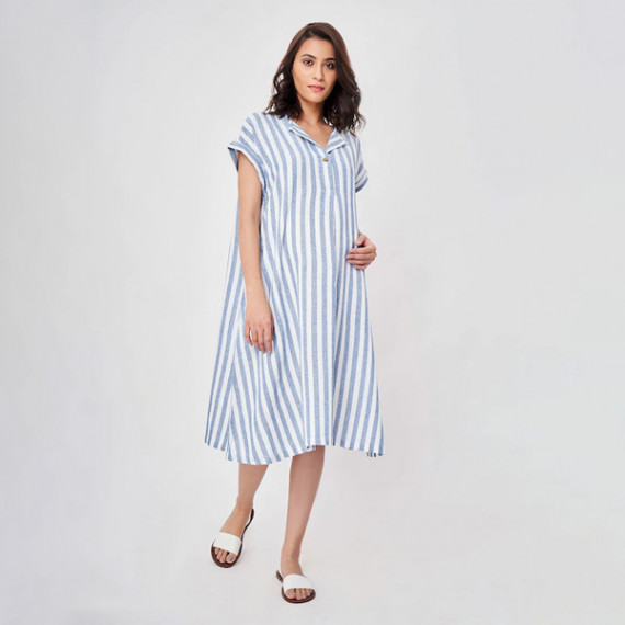 http://43.204.22.136/products/blue-striped-maternity-shirt-midi-dress