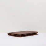 Men Tan Leather Two Fold Wallet