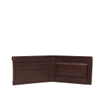 Men Brown Genuine Leather Wallet